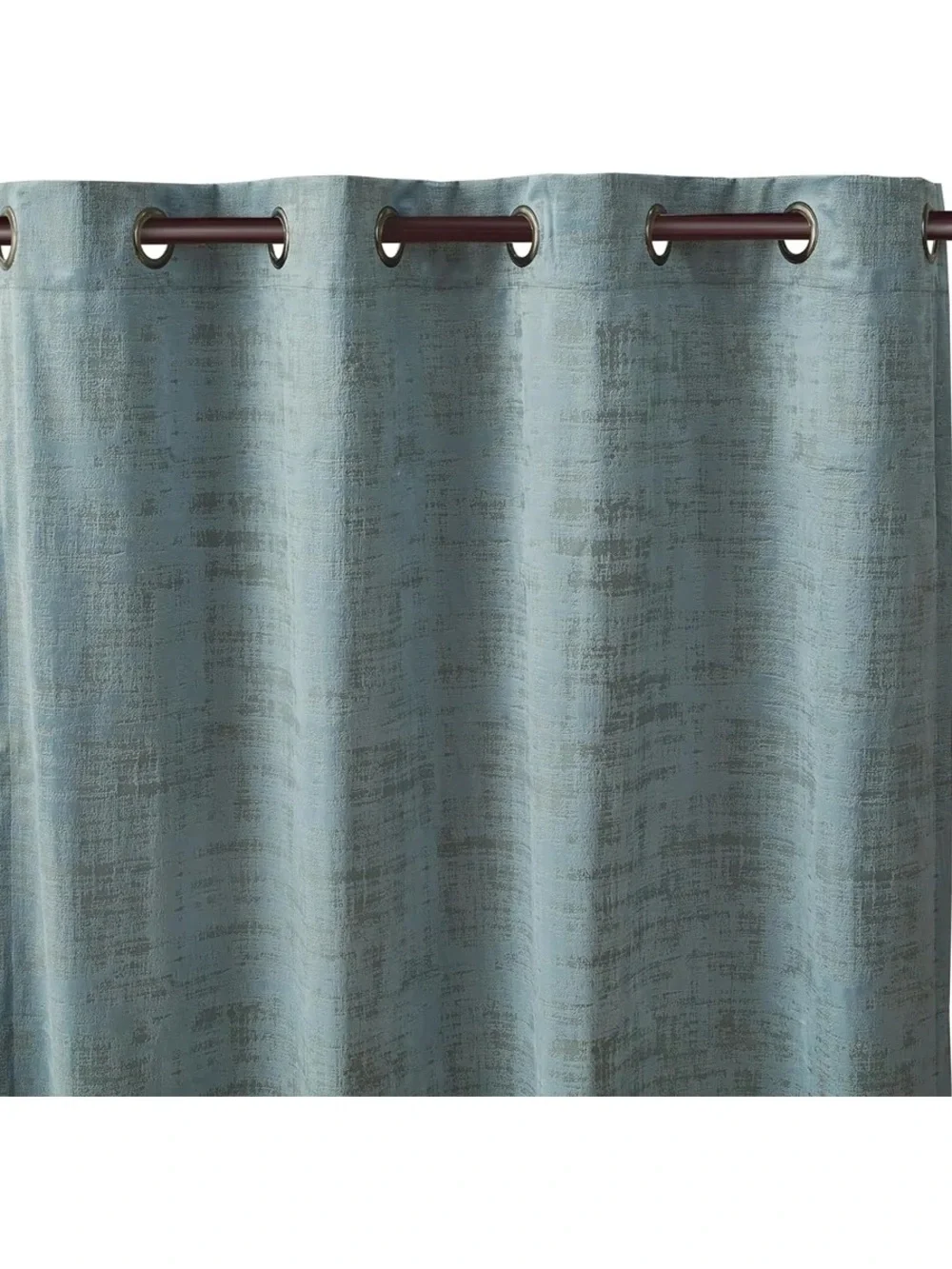 100x108in blackout blue curtain set